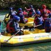 Rafting with paddles